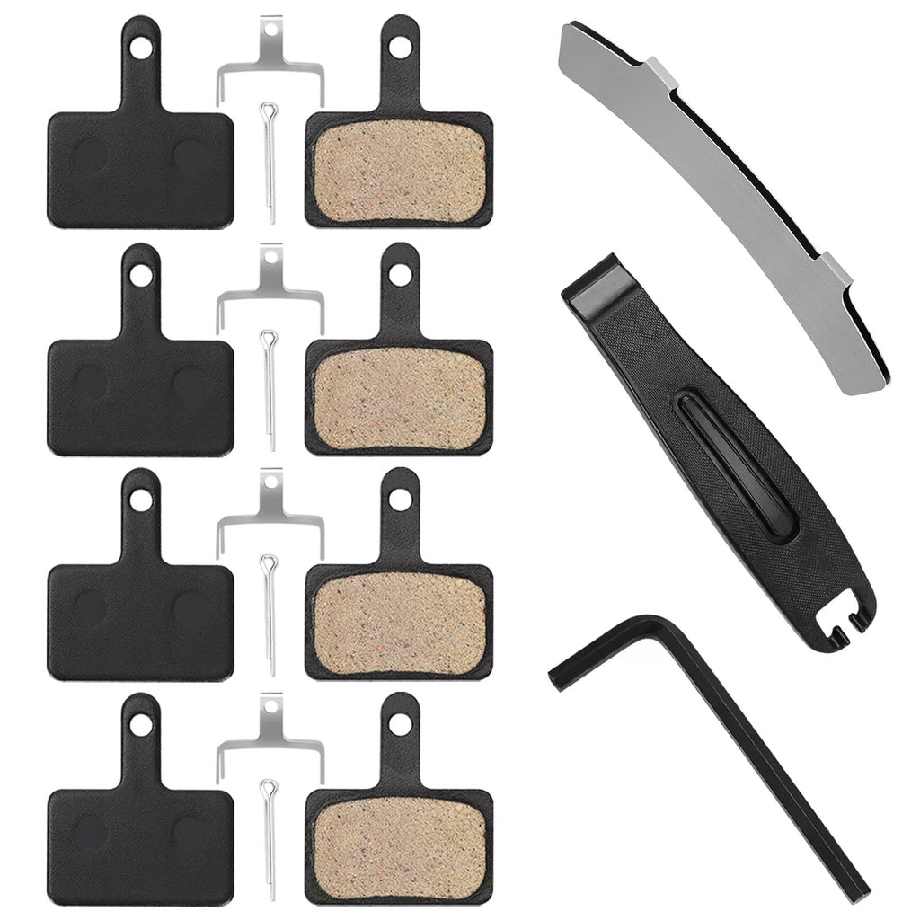 4 Pairs Bike Brake Pads,Bicycle Brake Pads with Installation Tools