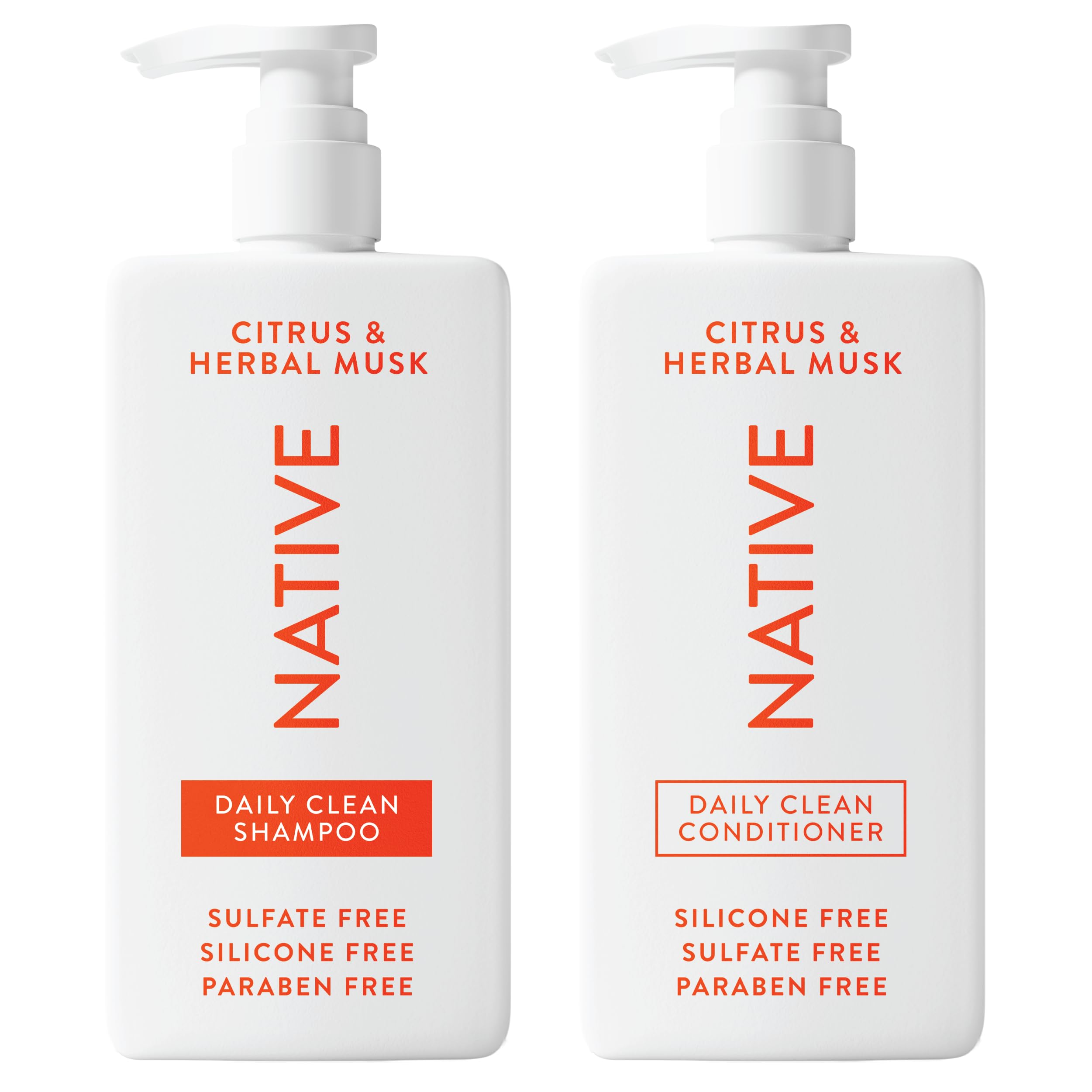 Buy now Native 2-in-1 Shampoo & Conditioner - Autumn Air & Amber - Naturally Derived Ingredients, Silicone-Free, Sulfate-Free, Paraben-Free, Strengthening Hair Care | Fall Seasonal Bundle 16.5 oz - 2 Pk Citrus & Herbal Musk at indiglob india