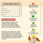 Natural Chicken Dewormer Powder, Chili Mix Formula, 1LB XL Pouch, Poultry Wormer for Laying Hens, Egg Safe, Gut Health Support, US-Made for Backyard Flocks