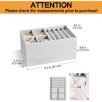 Buy now ProCase Stackable Jewelry Organizer Trays for Drawers, Jewelry Drawer Inserts Container Display Case Storage for Earring Necklace Rings Bracelet with Removable Dividers -Grey, 4 Layers at indiglob india