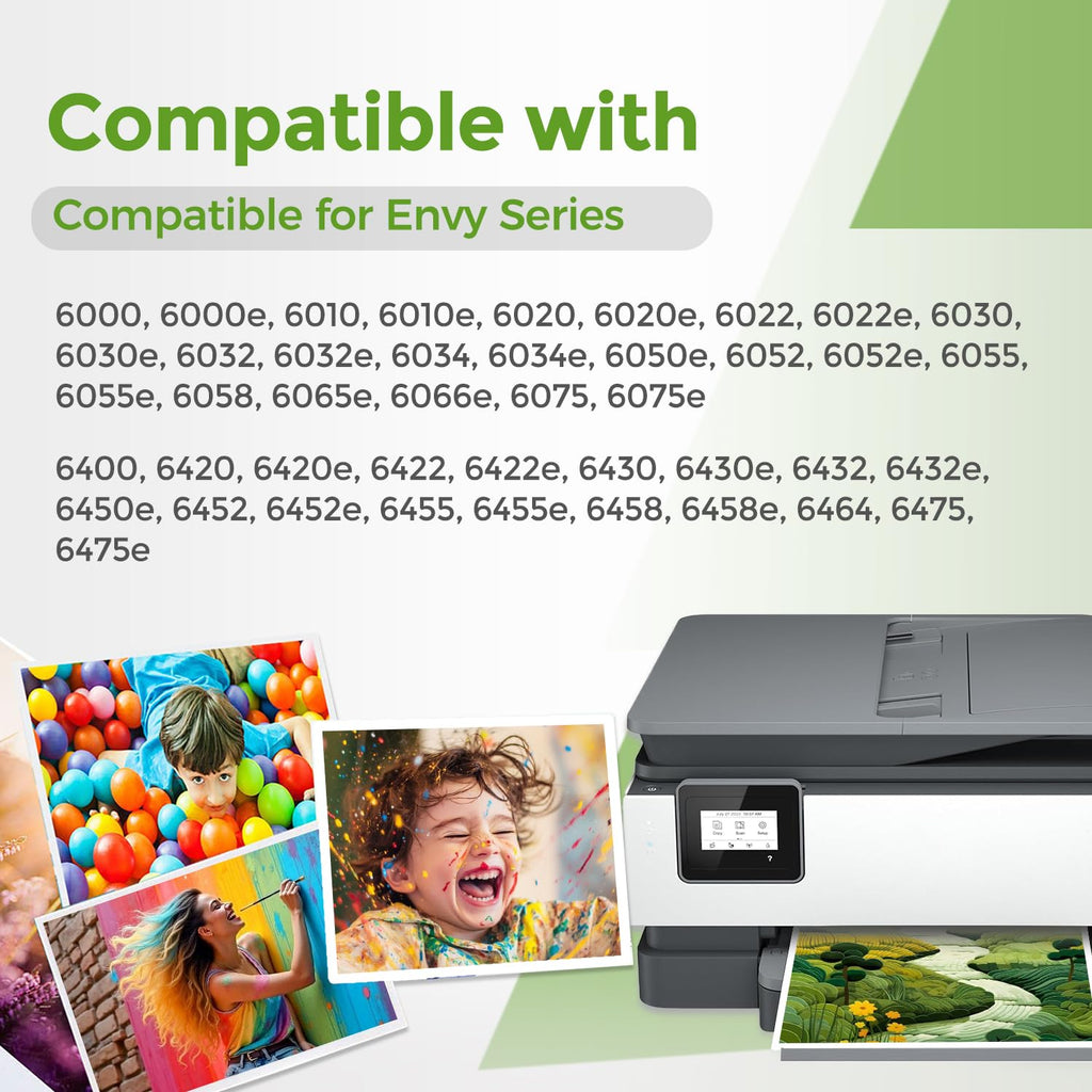 67 67XL Ink Cartridges Black/Color Combo Pack Replacement for HP Ink 67 XL