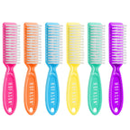 6 Pack Nail Brush Cleaning Nail Dust Brush, HOFASON Nail Brush for Cleaning Fingernails, Handle Grip Nail Brush Cleaner for Nail and Toenail Foot Manicure Pedicure Tools Scrub Brush Men Women (Black)