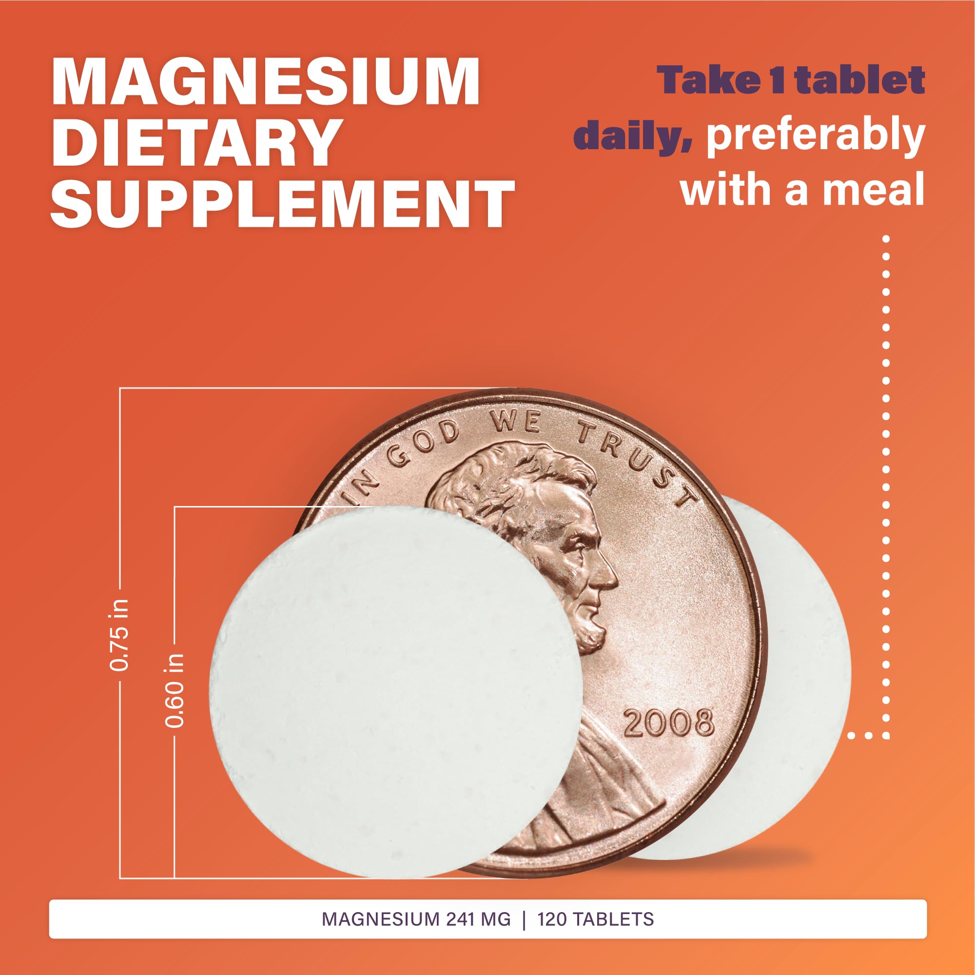 Rugby Magnesium Oxide 400 mg Tablets - Dietary Supplement - Gluten-Free - 120 Count (3 Pack)