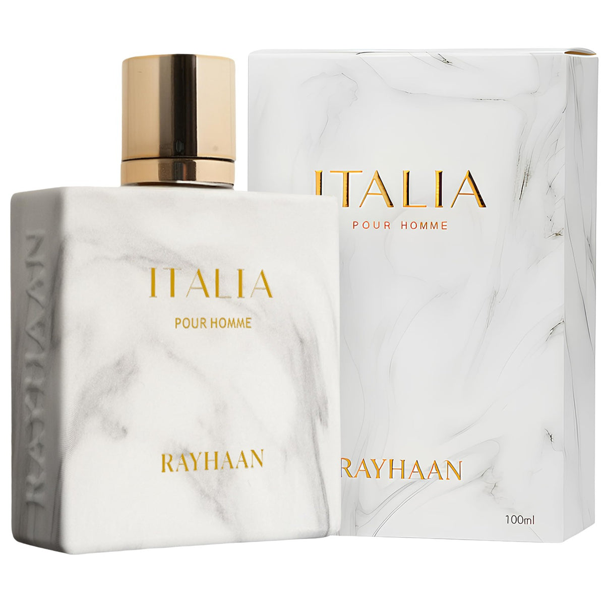 Rayhaan Italia – Citrus, Spicy, Aromatic, Sweet – Eau de Parfum Long-Lasting Fragrance for Men, 3.4 Ounce / 100ml