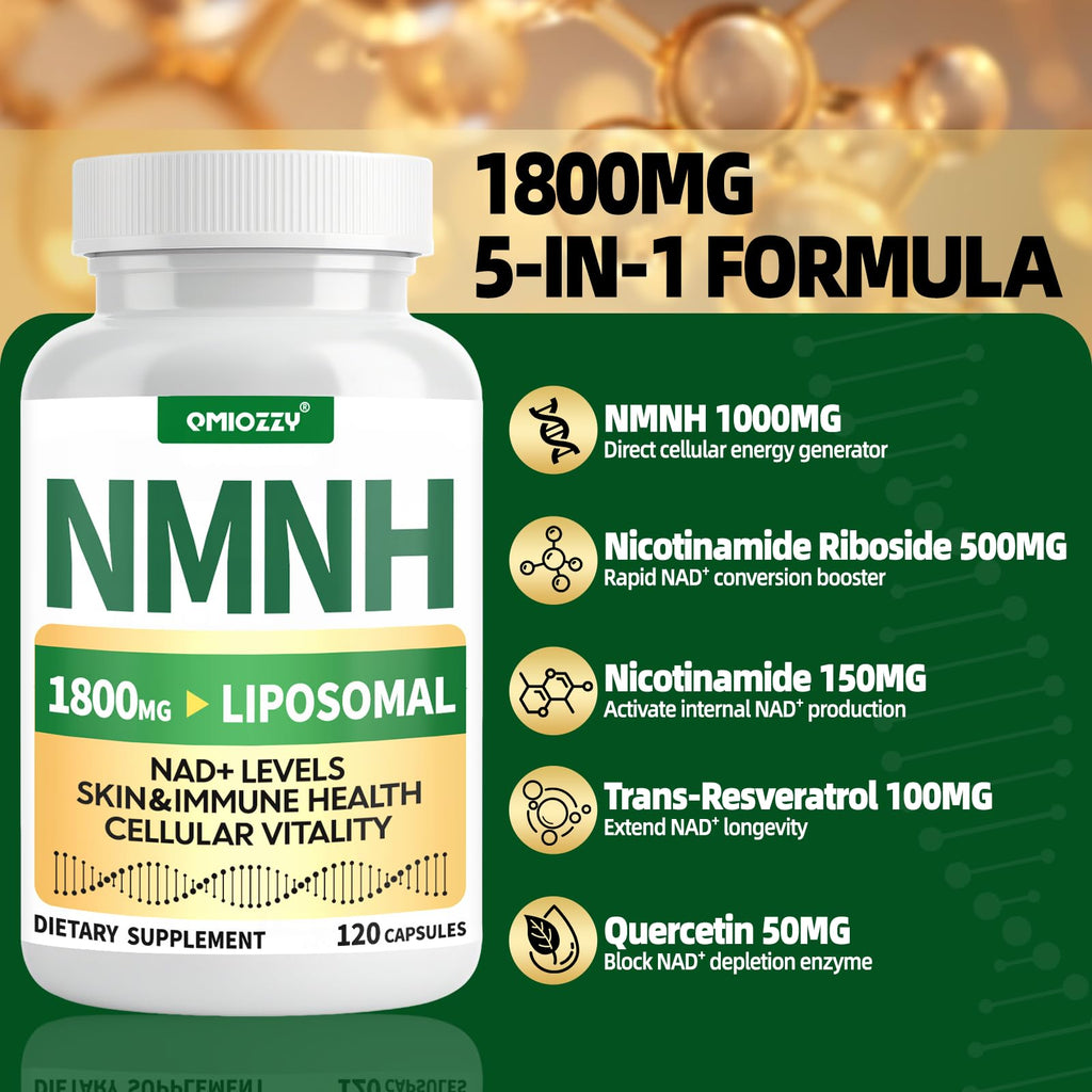 NMNH Supplement 1000mg, NMN (Nicotinamide Mononucleotide) Alternative,Vegan
