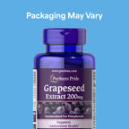 Puritan's Pride Grapeseed Extract 200mg, 120 Rapid Release Capsules