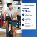 Pure Encapsulations Taurine 1,000 mg, 120 Capsules | Amino Acid Supplement to Support Heart, Cardiovascular, Brain, Gallbladder, Liver and Eye Health*