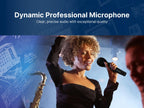 Buy now Emerson EAM-9001 Wireless Microphone System with Handheld Mic, UHF Frequency Stability, Noise-Reduction Technology, and 30-Foot Range – Ideal for Performances, Events, and Karaoke at indiglob india