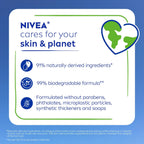 Buy now NIVEA Refreshing White Peach and Jasmine Body Wash with Nourishing Serum, Scented Body Wash for Women, Enriched with Provitamin B5 and Vitamin E, 20 Fl Oz Bottle at indiglob india