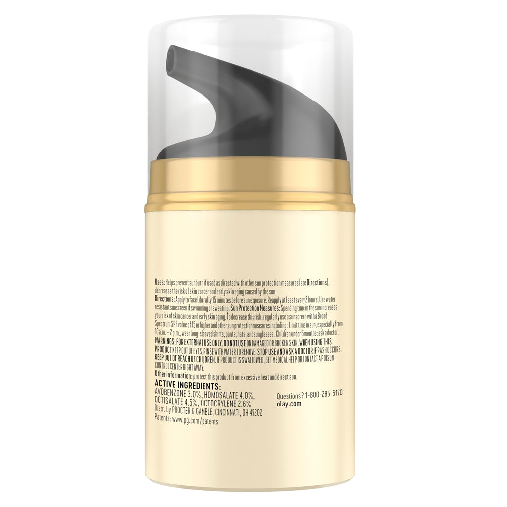 OLAY Total Effects 7-in-1 Anti-Aging Face Moisturizer with SPF 15, Fragrance-Free 1.7 oz