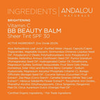Buy now Andalou Naturals Vitamin C BB Beauty Balm Sheer Tint SPF 30 - 2-in-1 BB Cream & Mineral Sunscreen for Face - With Non-Nano Zinc Oxide Skin Protection - 2 fl oz at indiglob india