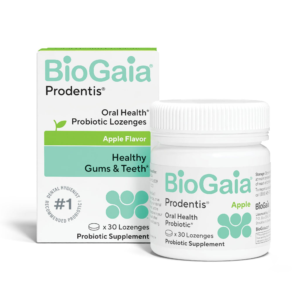 BioGaia Prodentis Oral Probiotics for Teeth & Gums and Bad Breath | Dental Hygienist-Recommended | Promotes Healthy Gums & Improves Oral Health | Fights Bad Breath | Dental Probiotic 30ct