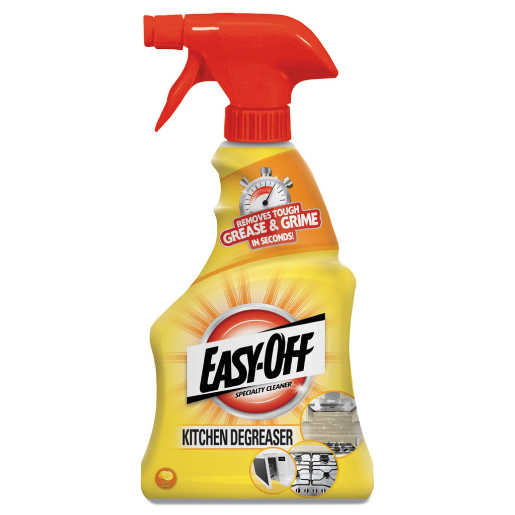 Easy Off Specialty Kitchen Degreaser Cleaner, Lemon, 16 Fl Oz