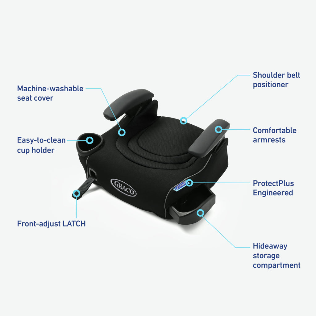 Graco TurboBooster 2.0 LX Backless Booster Car Seat, Rio