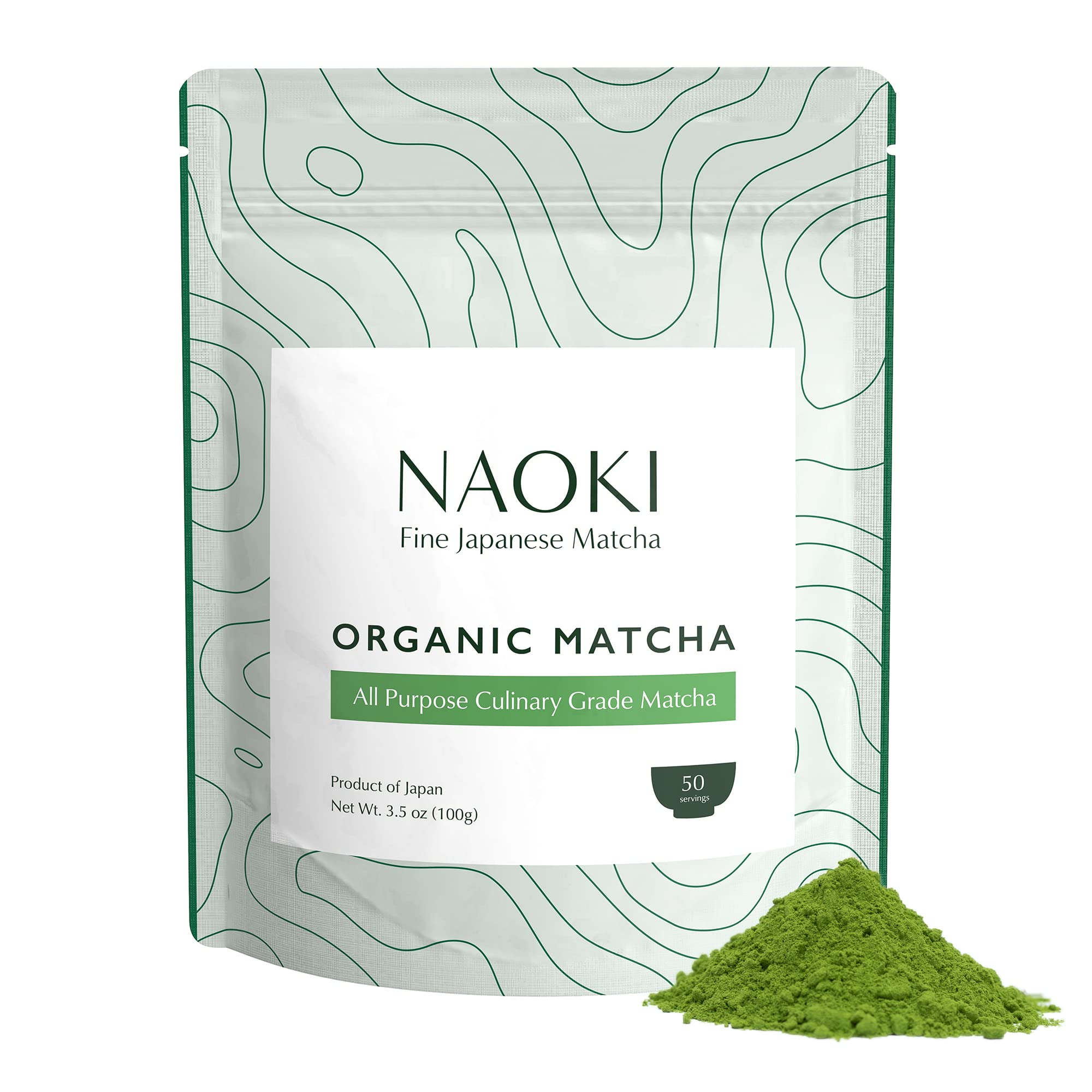 Buy now Naoki Matcha Superior Ceremonial Blend – Authentic Japanese First Harvest Ceremonial Grade Matcha Green Tea Powder from Uji, Kyoto (40g / 1.4oz) Organic Culinary 3.5 Ounce (Pack of 1) at indiglob india