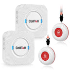 Buy now CallToU Wireless Caregiver Pager Smart Call System 2 SOS Call Buttons/Transmitters 2 Receivers Nurse Calling Alert Patient Help System for Home/Personal Attention Pager 500+Feet Plugin Receiver at indiglob india