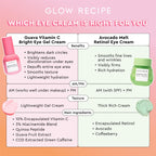 Buy now Glow Recipe Guava Vitamin C Brightening Eye Gel - Niacinamide, Peptides & Green Caffeine Gentle Under Eye Cream for Dark Circles, Puffiness & Bags - Lightweight, Hydrating, Firming - Makeup Prep, 15ml at indiglob india
