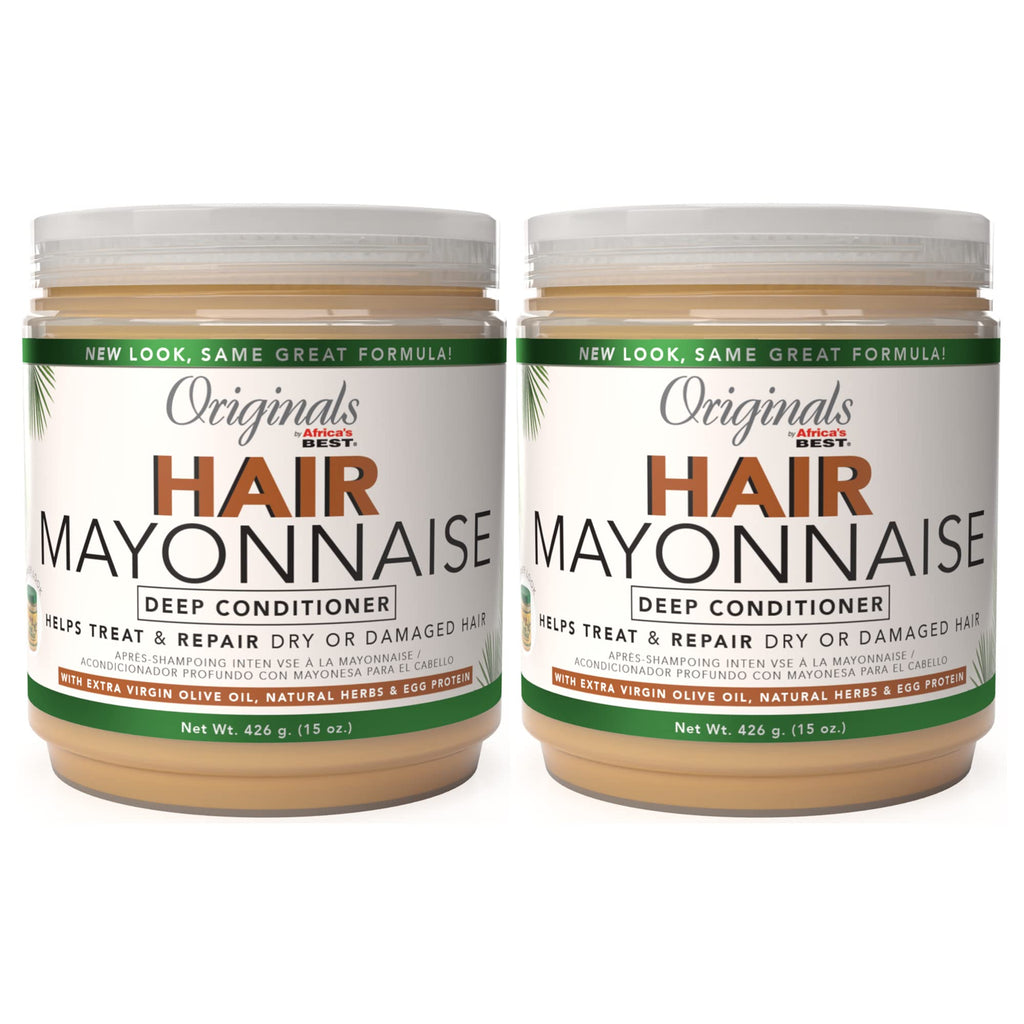 Buy now Originals By Africa's Best Hair Mayonnaise Conditioner – 2 Pack (15 oz Jars) – Enriched with Herbal Extracts, Egg Protein & Olive Oil for Deep Conditioning & Repair at indiglob india