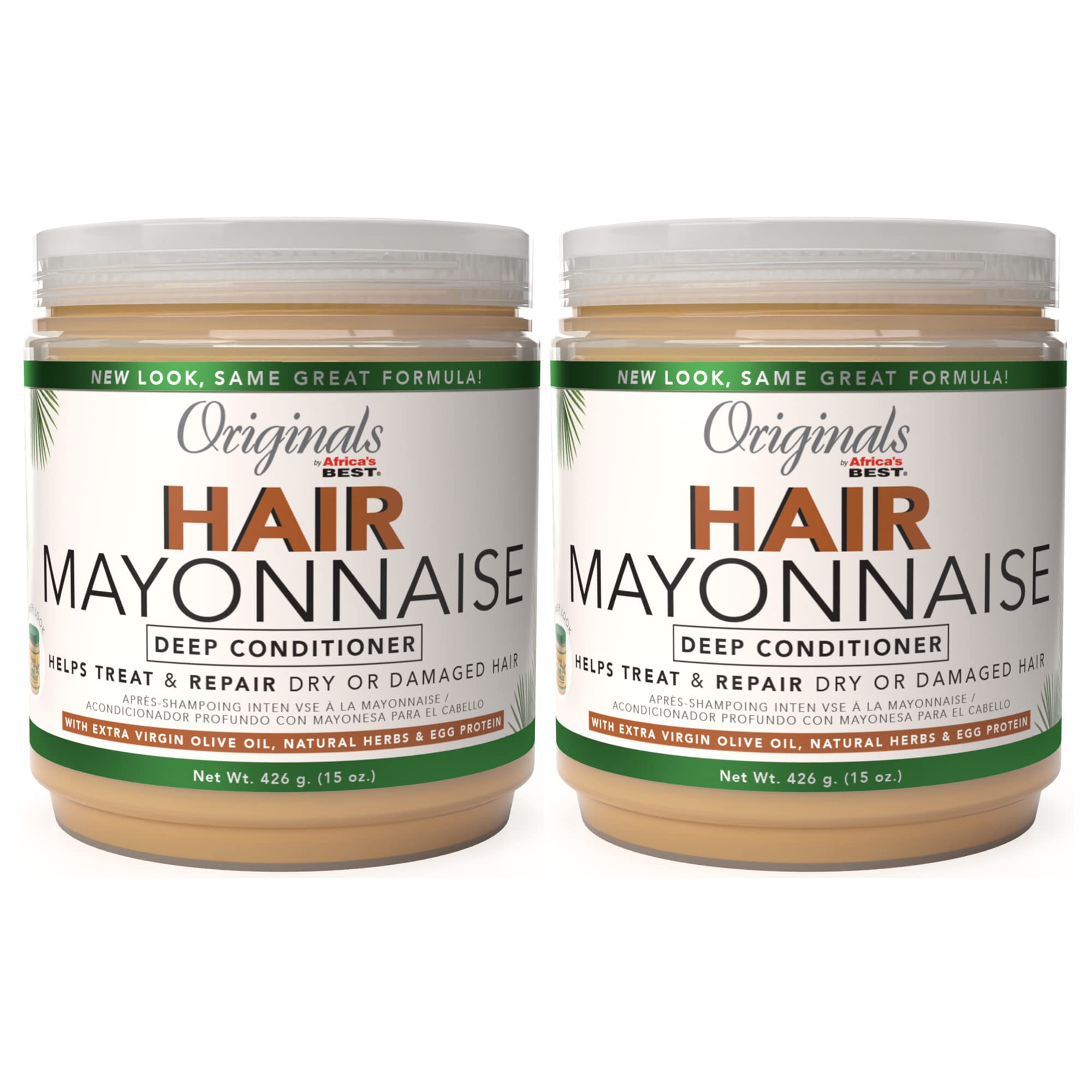 Buy now Originals By Africa's Best Hair Mayonnaise Conditioner – 2 Pack (15 oz Jars) – Enriched with Herbal Extracts, Egg Protein & Olive Oil for Deep Conditioning & Repair at indiglob india