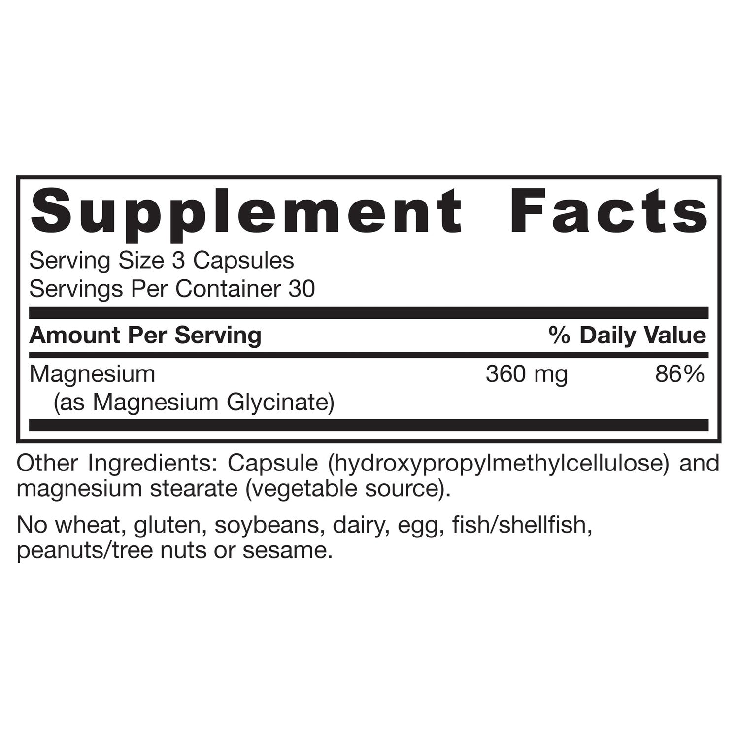 Jarrow Magnesium Glycinate, Support Relaxation & Healthy Sleep, 90 Capsules | 360mg per Serving, 90 Veggie Capsules, 30 Day Supply, Bioavailable Form of Magnesium, Gentle on Stomach