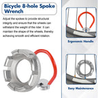 Spoke Wrench, Spoke Rim Tool Set With Storage Bag