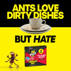 Raid Max Liquid Ant Bat; Kills Ants Where They Breed, for Indoor and Outdoor Use; 4 Bait Stations