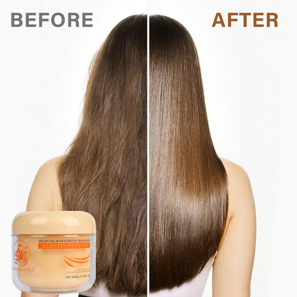 Collagen Repair Hair Mask & Argan Oil Set, 10.15 fl oz + 2 fl oz