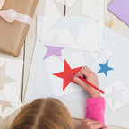 Star Stencil, 8 Pcs Different Size Star Stencils, Stars Template Stencil, Large Stencil for Spray Painting, Painting Template for Fabric Walls Arts Paper