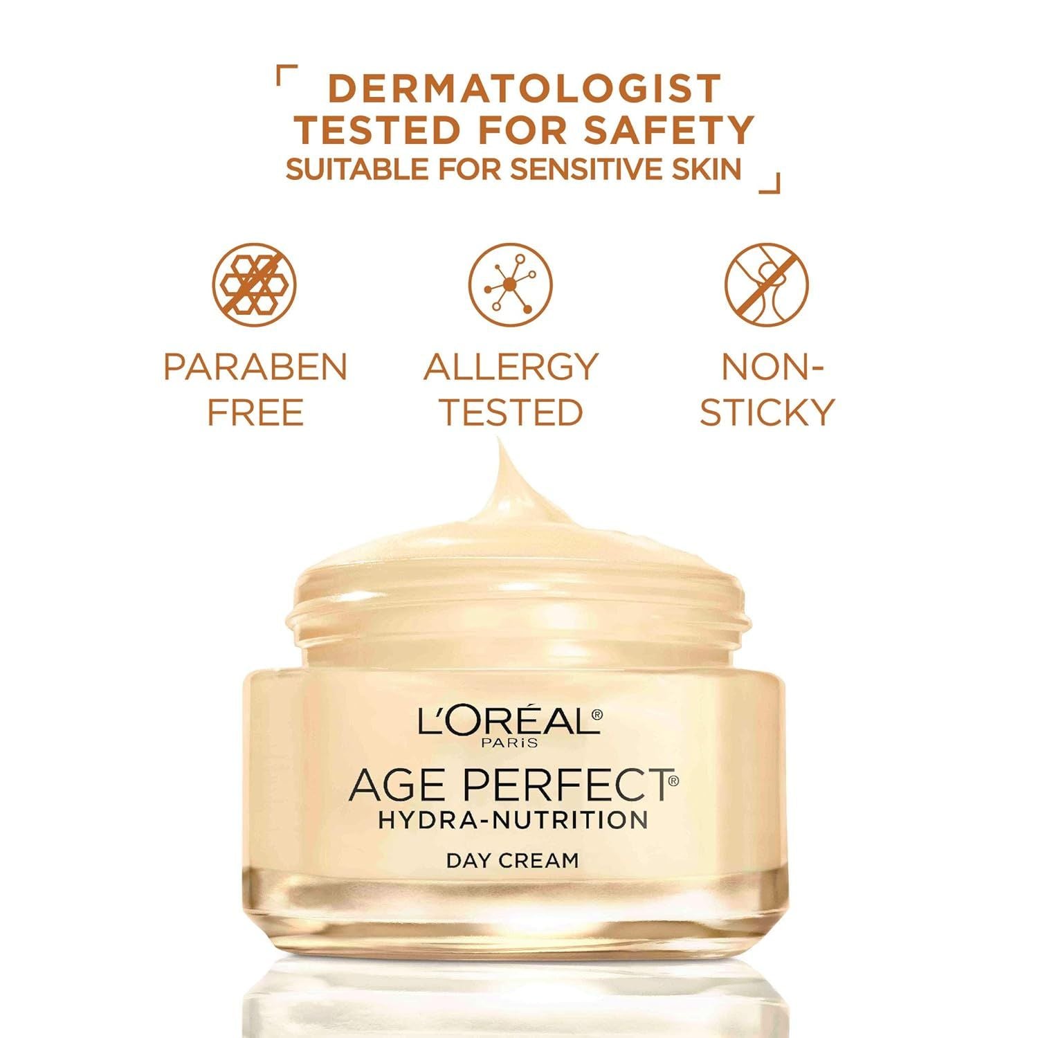 Buy now L'Oreal Paris Skincare Age Perfect Hydra-Nutrition Anti-Aging Day Cream with Manuka Honey Extract, 1.7 Ounce at indiglob india