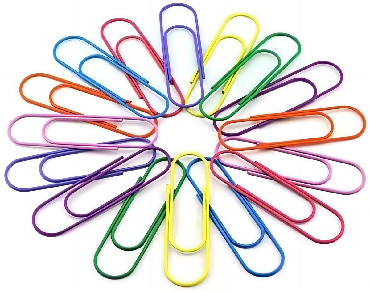 50 Pack 4 Inches Jumbo Paper Clips Extra Large Mega Paperclips