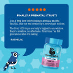 Mama Bird - Prenatal Multi+ (30 Servings) Prenatal Vitamins for Women - 30+ Essential Nutrients, Baby Brain Health - Methylfolate & Probiotics, Methylated Multivitamin - Vegan, Gluten Free, Non GMO