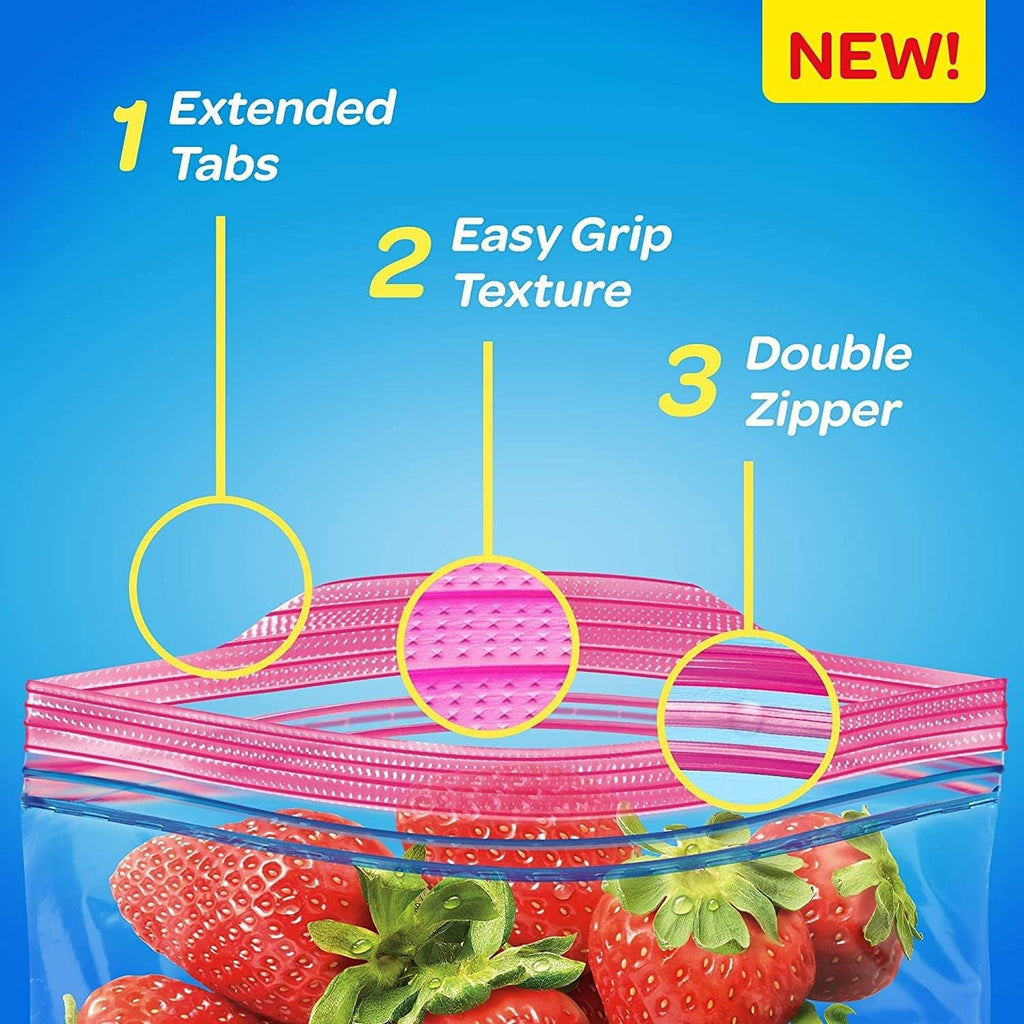 Buy now Ziploc Easy Open, Storage Quart 48 Count at indiglob india