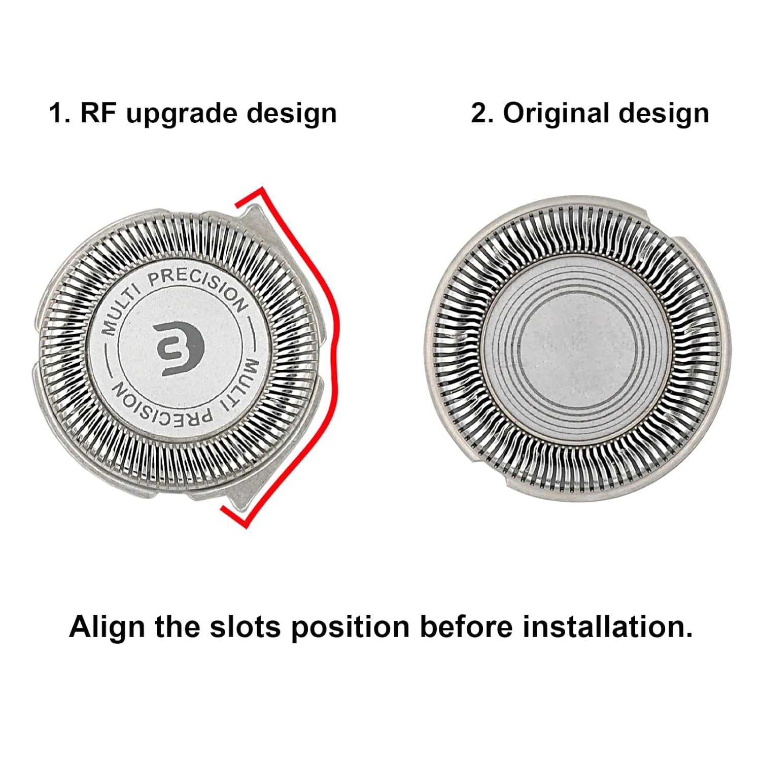 SH30 Replacement Heads for Philips Norelco Shaver Series 1000, 2000, 3000 | 3 PCS/Pack, Compatible with philips norelco shaver series 3600, 2400, 2600, Easy cut and replace