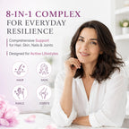 Collagen, Collagen Peptides Capsules,Non-GMO,Vegan-Friendly,240 Capsules