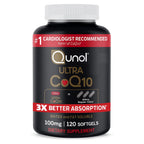 Qunol Ultra CoQ10 100mg, 3X Better Absorption, Antioxidant, 120 Softgels | #1 Cardiologist Recommended Supplement for Heart Health, Coenzyme Q10 Supplement to support Vascular Health & Cellular Energy