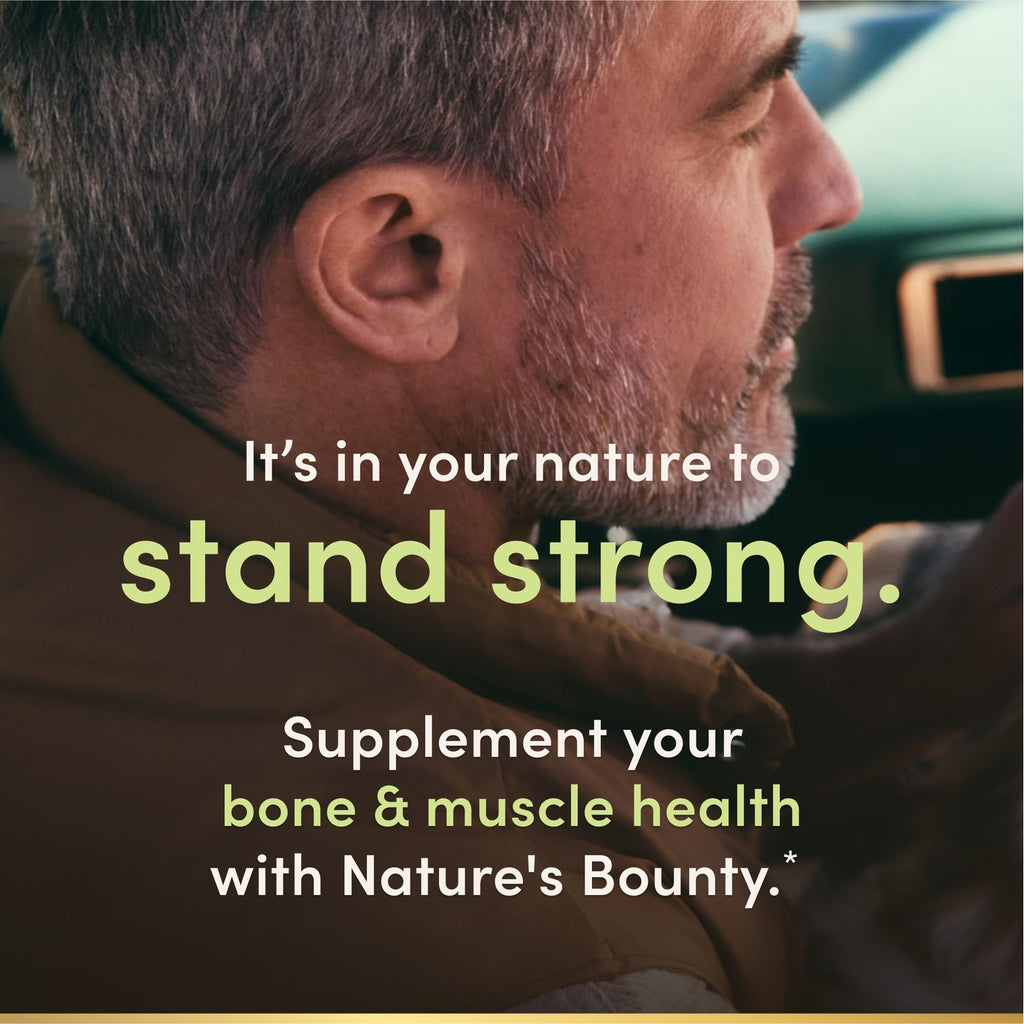 Nature's Bounty Calcium Magnesium & Zinc Caplets, 100 Count