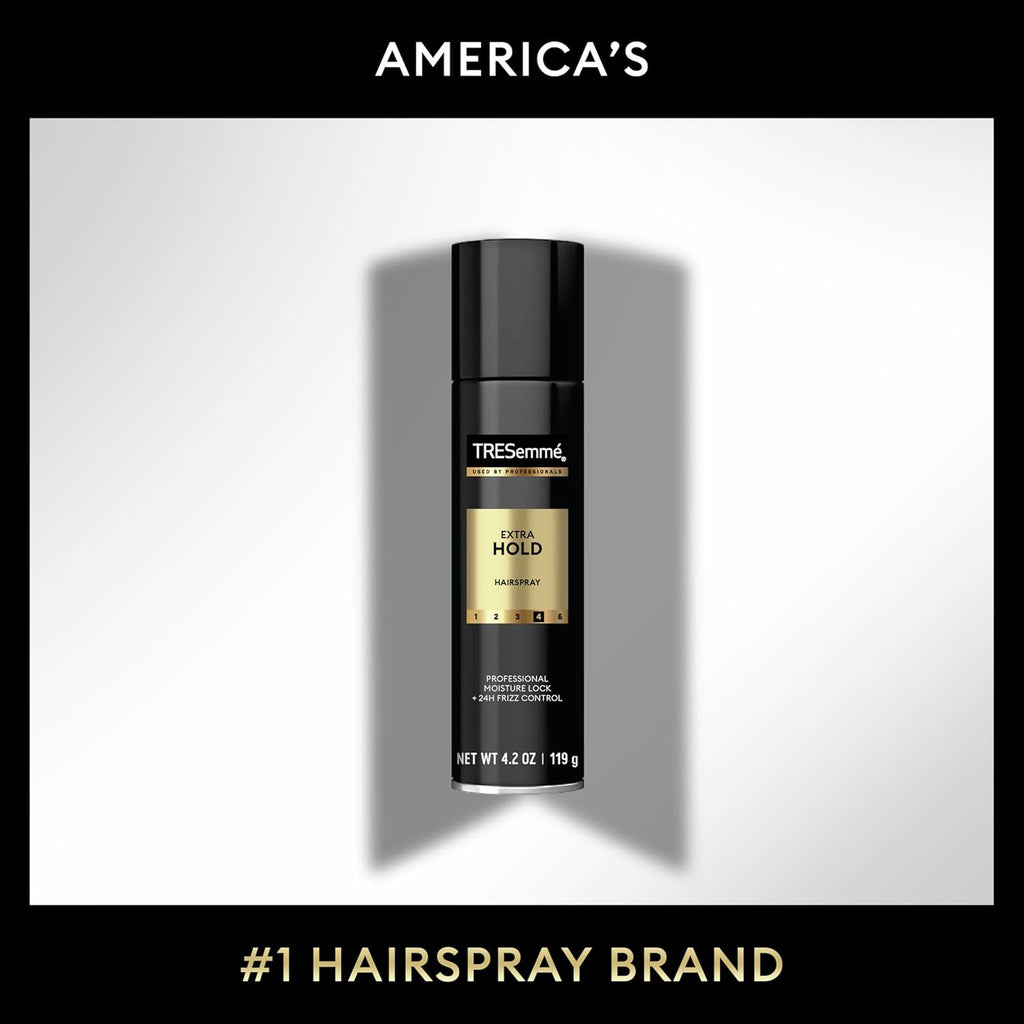 Buy now TRESemmÃ© Extra Hold Hairspray for 24-Hour Frizz Control, with Pro Lock Tech 4.2 oz at indiglob india