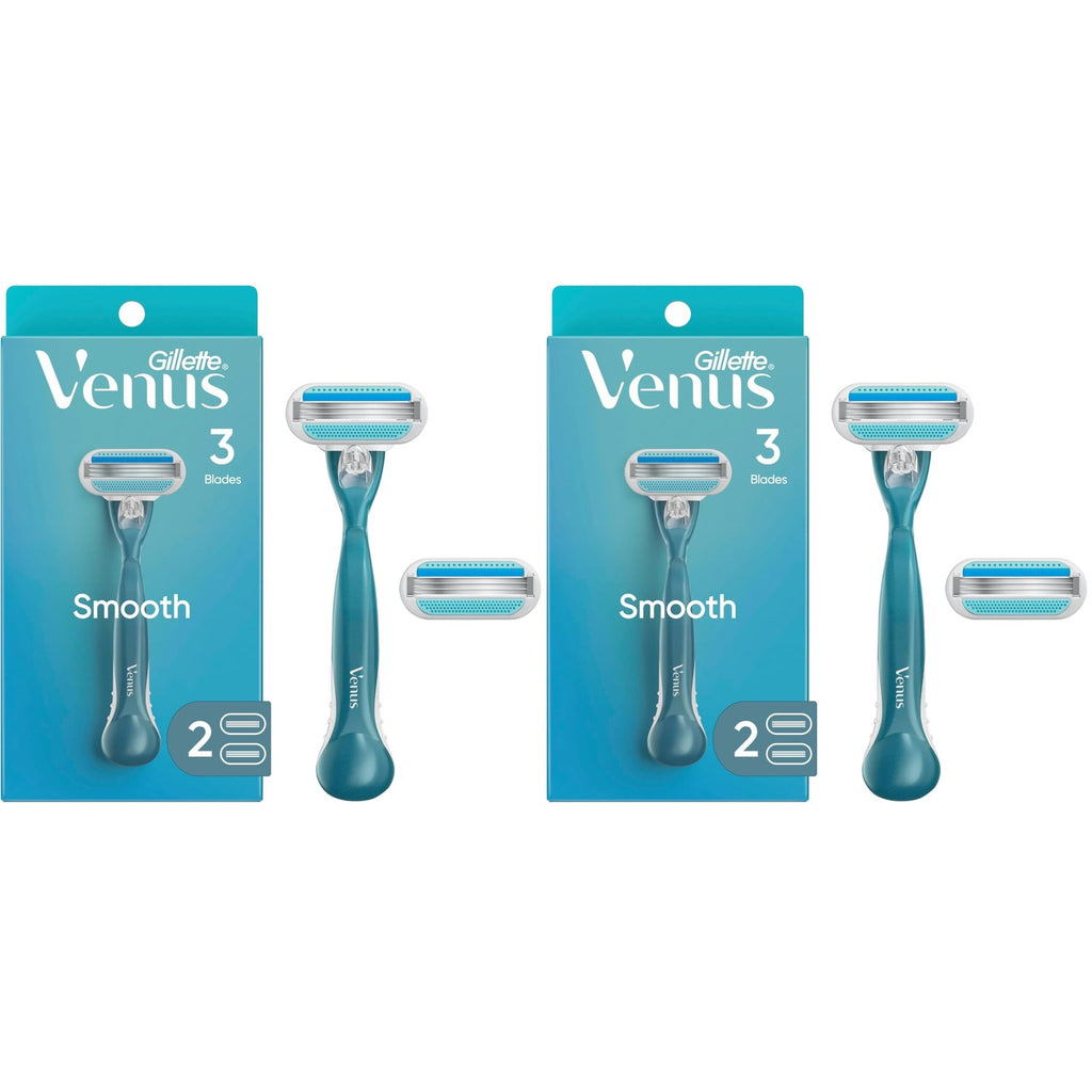 Gillette Venus Smooth Womens Razor Blade Refills, 8 Count, Lubracated to Protect the Skin from Irritation
