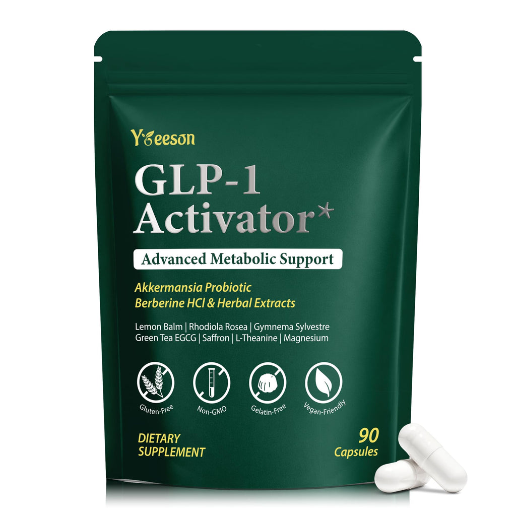 GLP-1 Weight Management Appetite Control with Berberine, 90 Caps, 45-Day