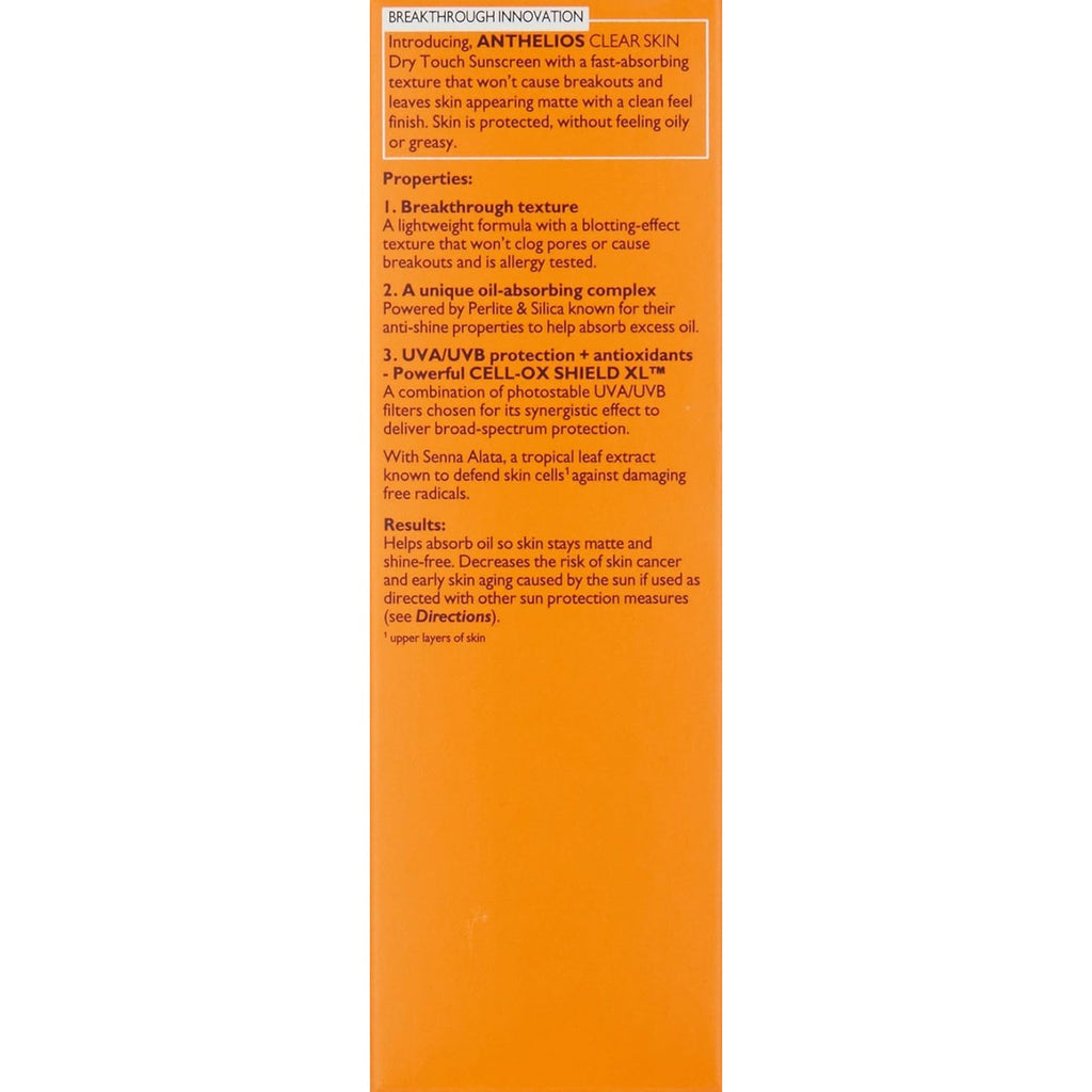 Buy now La Roche-Posay Anthelios Clear Skin Sunscreen Dry Touch SPF 60, Oil Free Sunscreen For Face, Oil Absorbing, Broad Spectrum SPF + Antioxidants, Non-Greasy, Oxybenzone Free, Travel Size at indiglob india