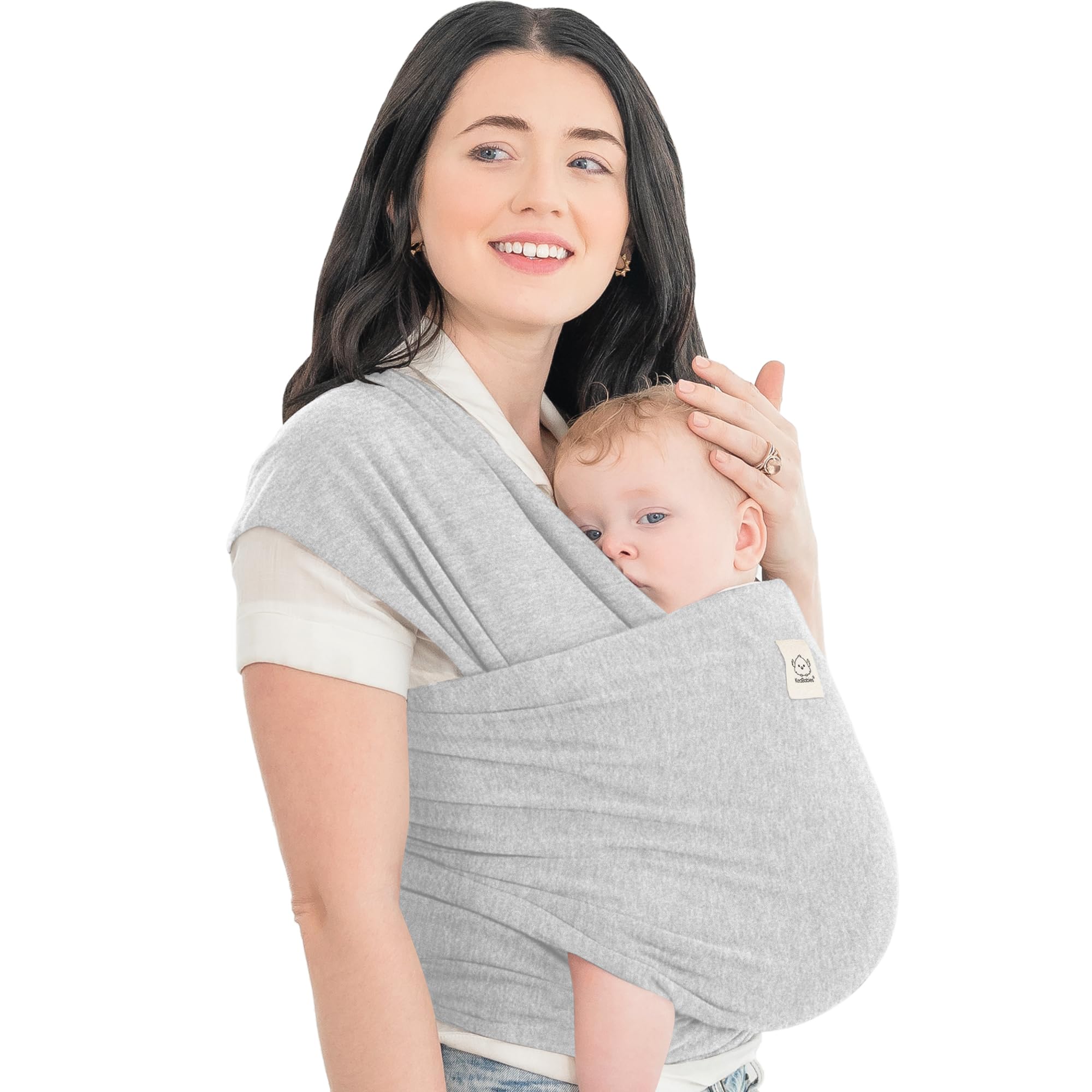 Buy now KeaBabies Baby Wrap Carrier - All in 1 Original Baby Carrier Newborn to Toddler Sling, Easy to Wear, Hands Free Bonding, Lightweight, Breathable Infant Wraps (Classic Gray) One Size (Pack of 1) Light Heather at indiglob india