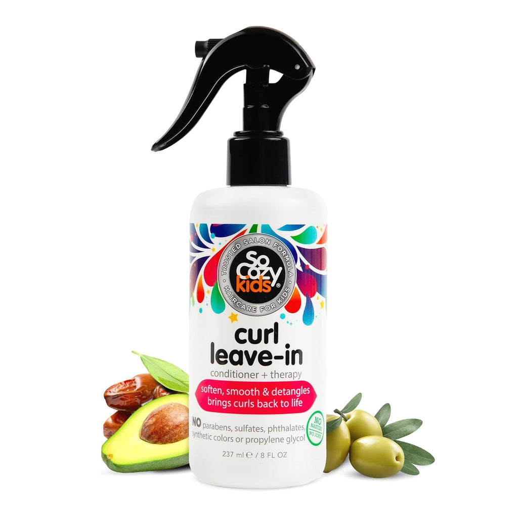 Buy now So Cozy Leave In Conditioner Spray (8 Fl Oz) Paraben-Free Detangler for Kids' Curly Hair, Deep Conditioner & Tangle-Free Curls, Gentle & Nourishing with Keratin, Vitamin B5, Olive Oil & Jojoba Oil at indiglob india