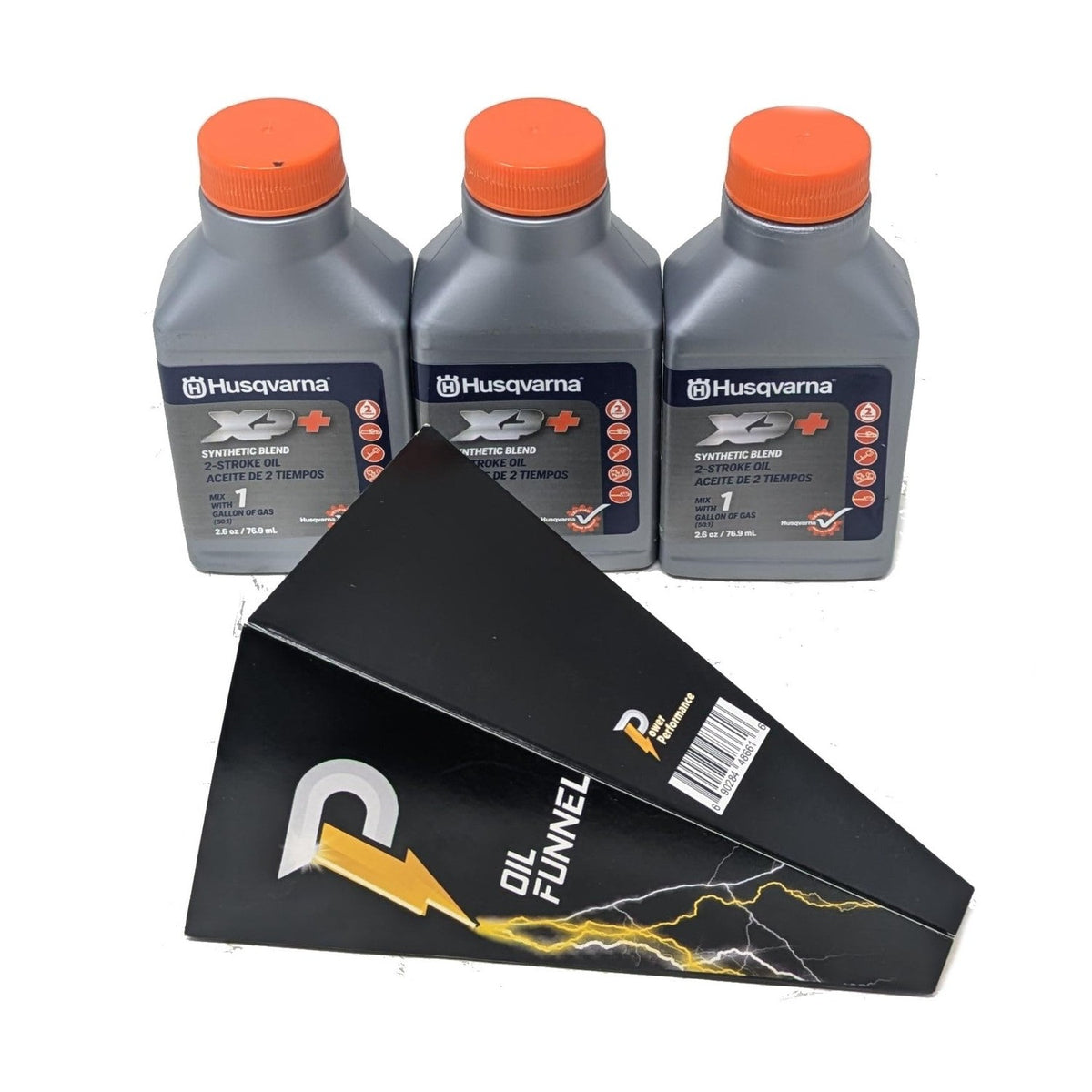 Husqvarna 3-Pack XP Synthetic Blend 2-Cycle Oil 2.6oz Bottles