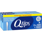 Q-tips Cotton Swabs, 500 Count (Pack of 2)