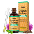 Lymphatic Drainage Drops for Bloat Relief & De-Puff - 2 Fl Oz | Cleavers, Stillingia Root, Prickly Ash Bark, Red Clover Flower | Herbal Liquid Formula for Healthy Flow & Circulation Support