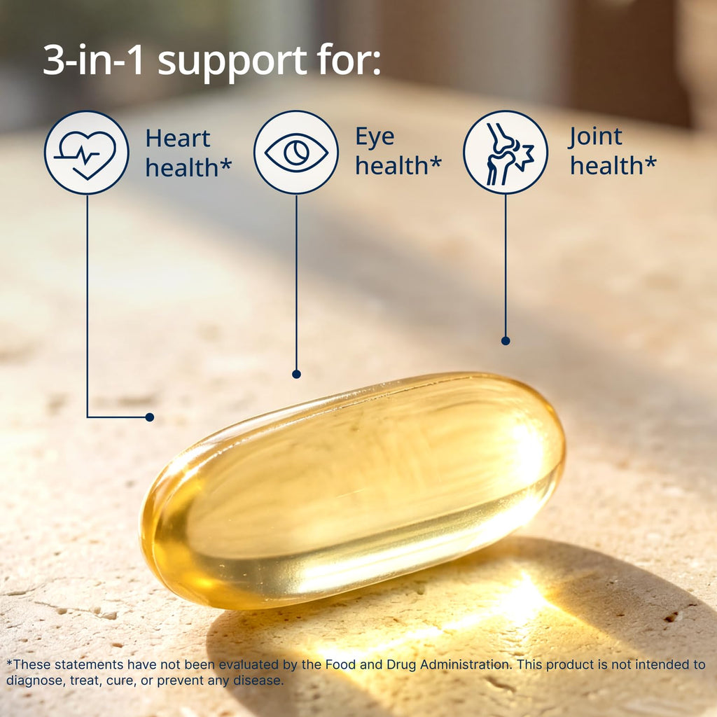Metagenics OmegaGenics Fish Oil EPA-DHA 720 mg, 60 Softgels | High Potency Omega-3 Supplement, Supports Heart, Joint, Brain and Immune Health, Sustainably Sourced, Purity-Tested Fish Oil