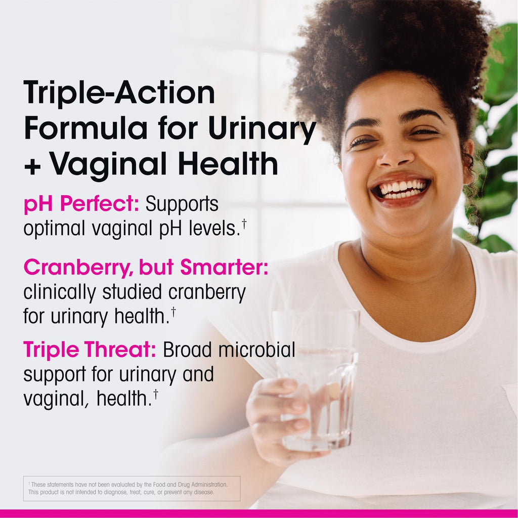 vH essentials Probiotics for Women with Prebiotics and Cranberry, 60 Ct | Feminine Health Dietary Supplement, Probiotics Support Gut Balance, Urinary Tract Health for Women, 30 Day Supply