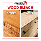 Buy now Zinsser Wood Bleach Kit | Lighten Furniture, Floors, Cabinets, Trim | Removes Red Tone | 2-Step Brightening System | 2-Step 8 fl. oz. Kit (16 fl. oz. Total) at indiglob india