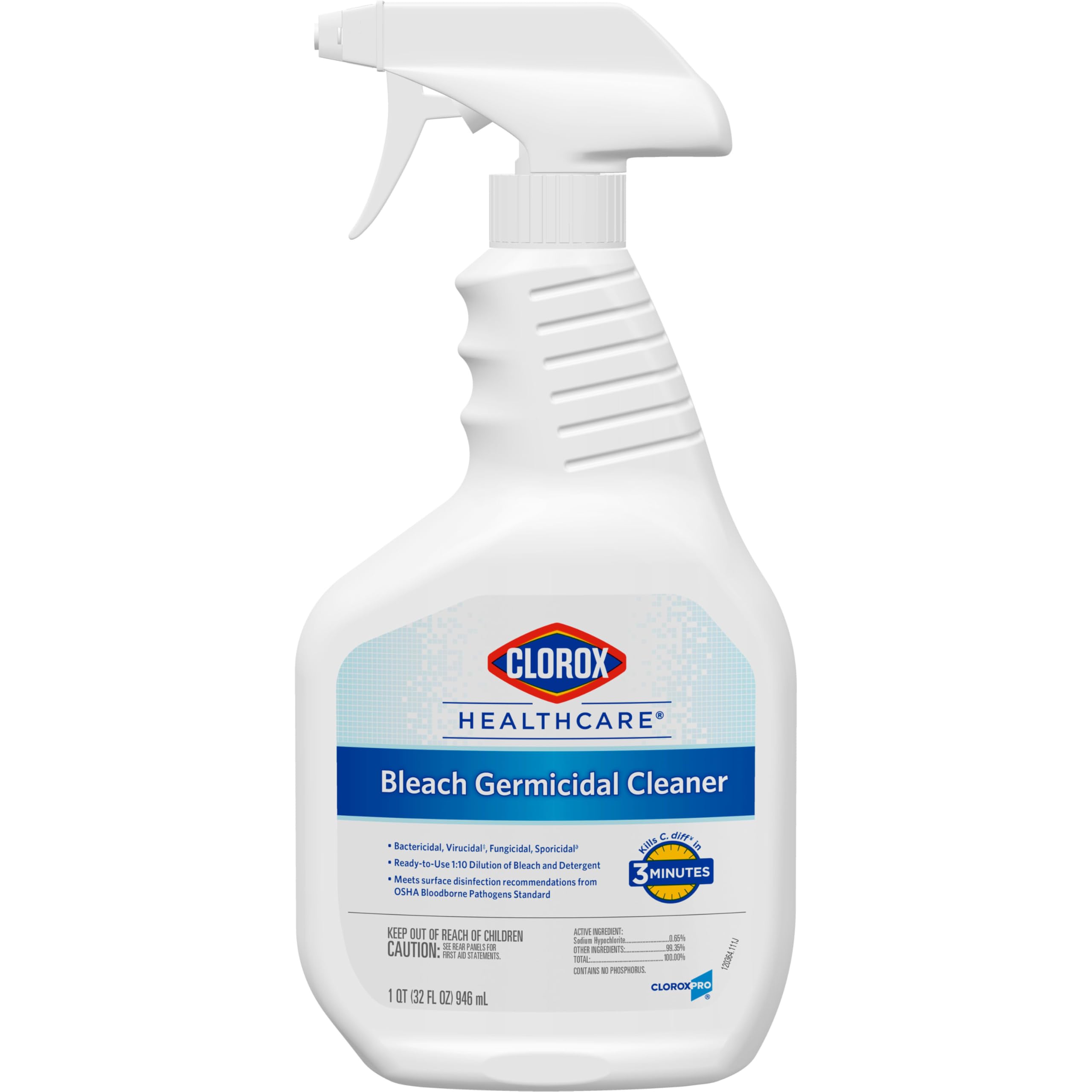 Buy now Clorox Healthcare Bleach Germicidal Cleaner Spray, 32 Fluid Ounces (Package May Vary) at indiglob india