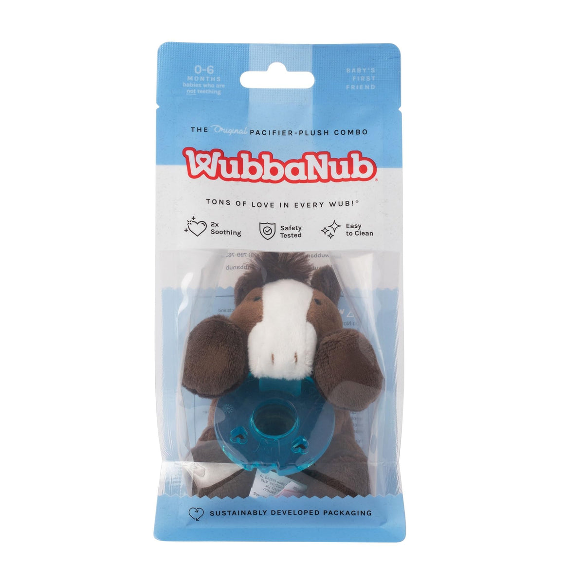 WubbaNub Infant Pacifier - Horse